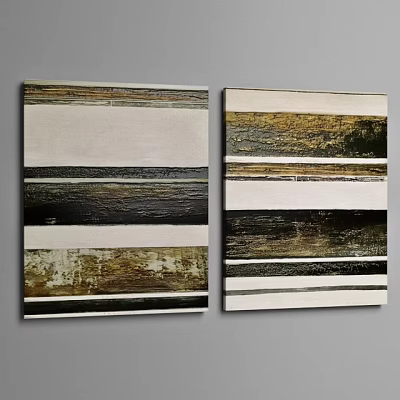 Modern Decorative Painting Plant Painting 3d model