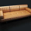 Three-seat sofa desede memory 3d model