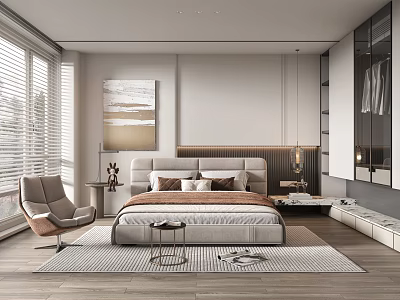 Modern Bedroom 3d model