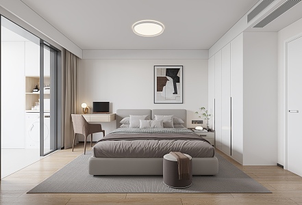 Modern Bedroom 3d model