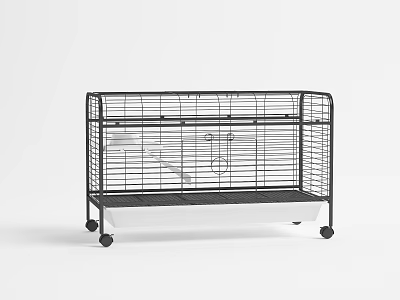 Modern Pet Cage 3d model Modern Pet Cage 3d model