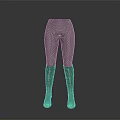 Stylish Gray Leggings With Knee High Strappy Boots Fitted Design For Daily Wear