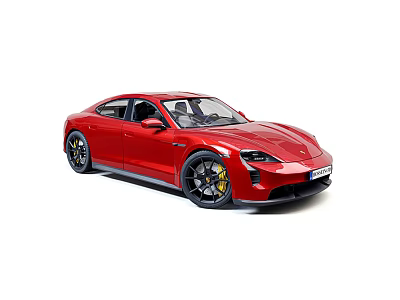 Red Sports Car Model With Sleek Modern Exterior And Detailed Design Features 3d model