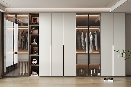 Modern Wardrobe Home Wardrobe 3d model