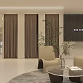 CLAIRE DE LUNE Clothing Store Modern Interior With Display Racks Plants And Fashion Apparel