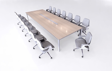 Conference Table and Chair Combination Conference Table Conference Chair 3d model