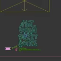 Stylish Neon Lighting Combinations With Hot Cocoa And Fuzzy Socks Design