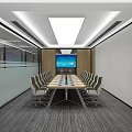 Birds Eye View Of Modern Office Interior Layout With Cubicles Tables Chairs And Functional Spaces