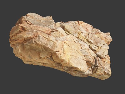 Stone Rock Block Natural Landscape model