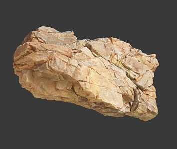 Stone Rock Block Natural Landscape 3d model