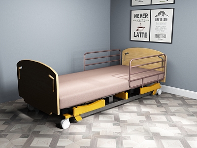 Modern sickbed 3d model