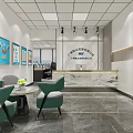 Modern Public Office Space Interior With Workstations Ergonomic Chairs Large Windows And Decorative Paintings