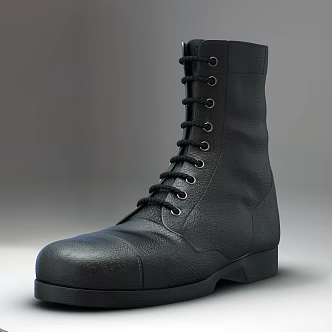 sneaker leather shoes 3d model