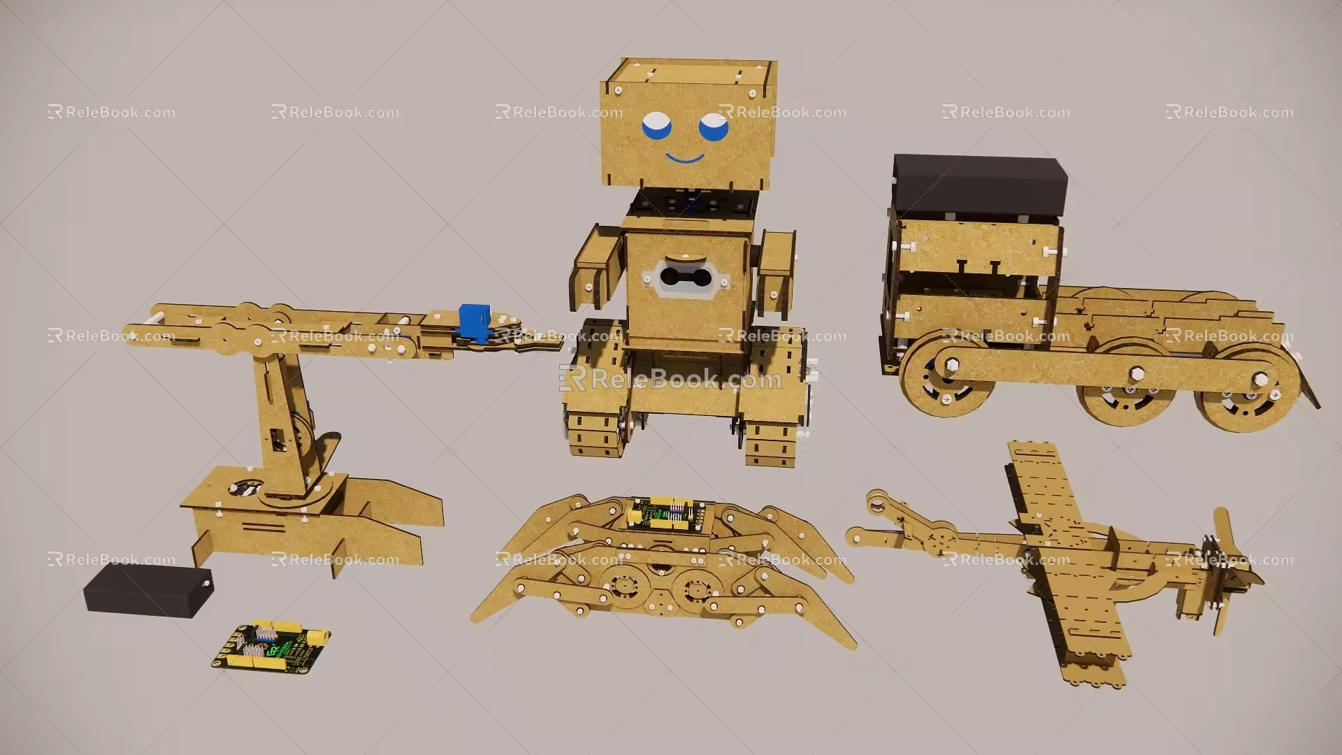 Building Blocks Assembled Toys 3d model