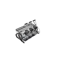 Professional Multiple Group Coffee Machine As Essential Daily Use Appliance With Stainless Steel Design