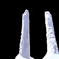 Snow stump 3d model