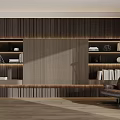 bookcase open cabinet custom cabinet 3d model
