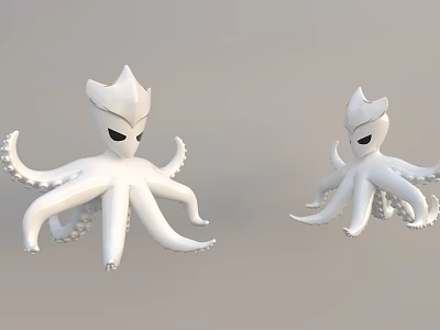 Modern Octopus 3d model Modern Octopus 3d model