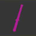 Ancient Bronze Long Cylindrical Artillery Barrel With Textured Surface Central Component Isolated On Gray Background