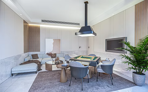 Modern Chess Room 3d model