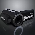 Ummie Black Full HD 16MP LED Computer Webcam With High Resolution Feature 3d model