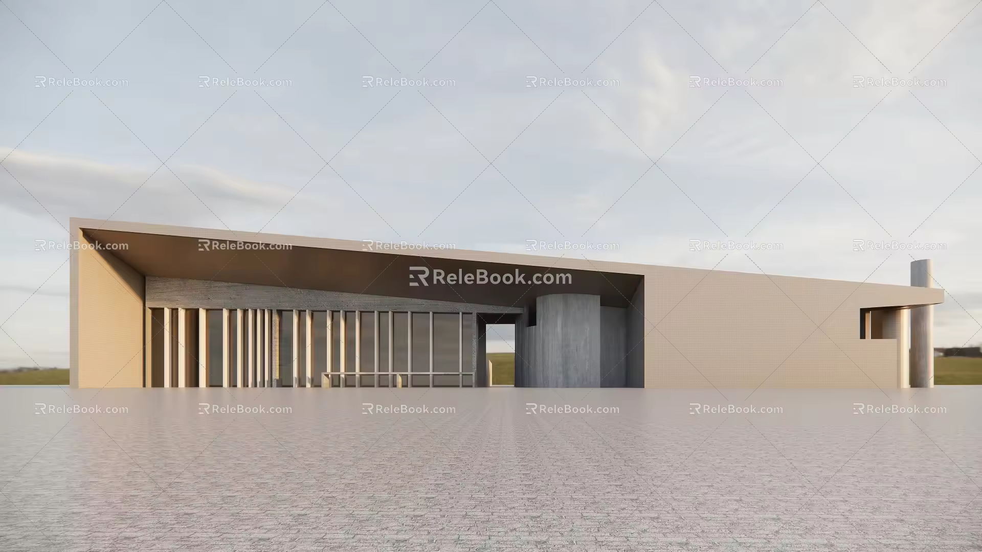 Copy of Corbusier Architecture 3d model
