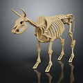 High Quality Medical Device Anatomical Cow Skeleton Model for Veterinary Education Training