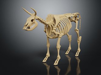 modern skeleton cow skeleton sheep skeleton animal skeleton 3d model