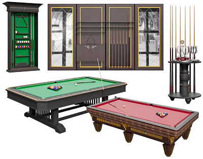 Modern Pool Table Billiards Billiards 3d model Modern Pool Table Billiards Billiards 3d model