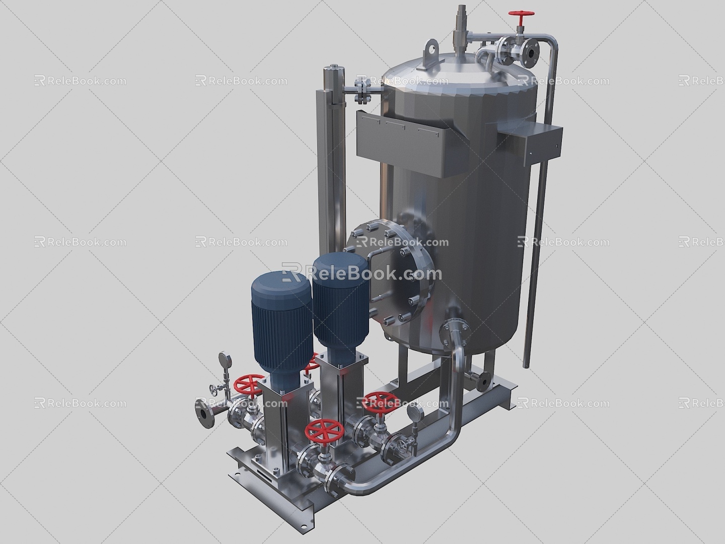 Water pump pressure tank production line equipment model