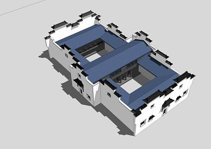 Chinese Courtyard 3d model