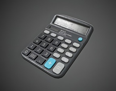 Old Calculator Modern Calculator 3d model