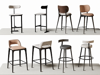 Bar Chair Bar Stool High Stool 3d model