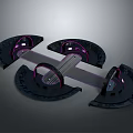 modern sci-fi architecture futuristic architecture sci-fi sci-fi factory 3d model