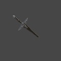 Medieval Dark Fantasy Weapons 3d model