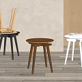 Nordic Stool 3d model