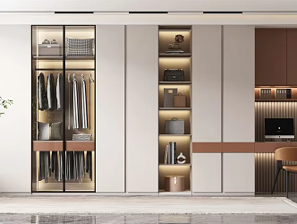 Modern wardrobe 3d model