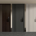 Password door security door entry door 3d model