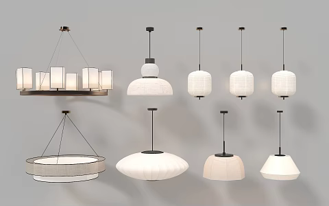Modern Living Room Chandelier Dining Room Chandelier 3d model
