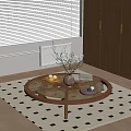 Middle Ancient Style Coffee Table 3d model