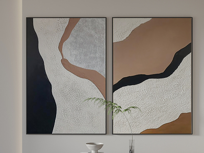 Modern Abstract Painting Simple Hanging Painting model