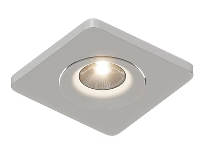 Downlight Spotlight White Square Design Modern Ceiling Mounted Home Indoor Lighting 3d model