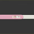Home Use Pink And White Pregnancy Test Stick Showing Positive Result Daily Living Product