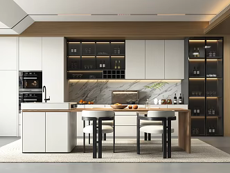 Modern Restaurant 3d model