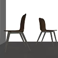 Sleek Modern Dining Chairs With High Back Design And Wooden Slim Legs For Contemporary Home Interior