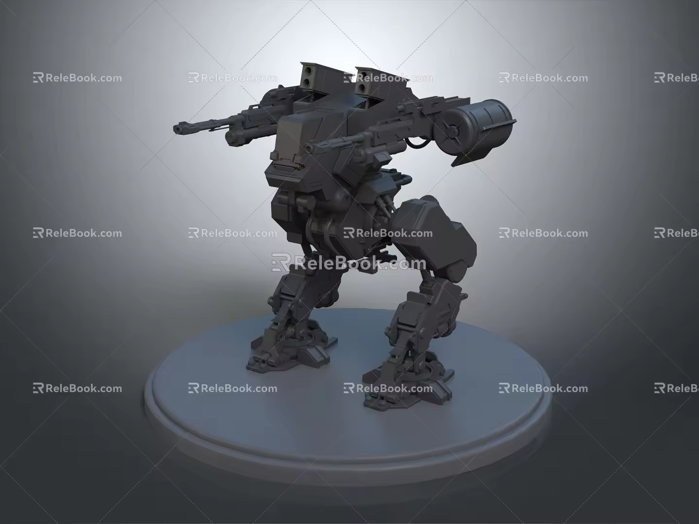 Mech Warrior Mech Soldier Machine Battlearm Mechanical Battlearm Machine Fighter Robot 3d model