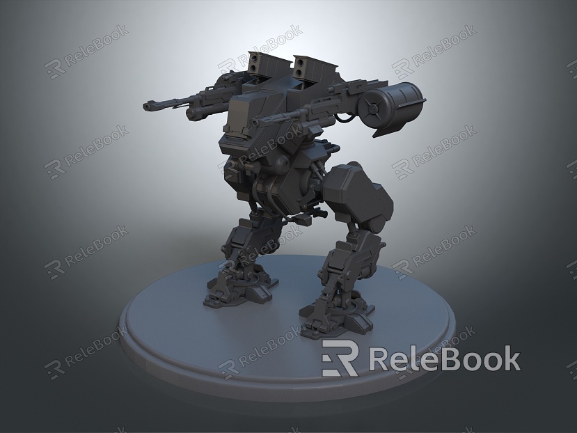 Mech Warrior Mech Soldier Machine Battlearm Mechanical Battlearm Machine Fighter Robot model