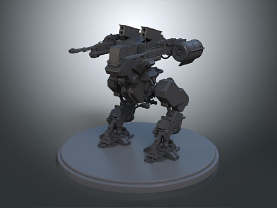 Mech Warrior Mech Soldier Machine Battlearm Mechanical Battlearm Machine Fighter Robot model