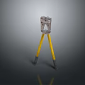 Pipe pliers vise bench vise wrench tool hardware tool processing tool furniture 3d model