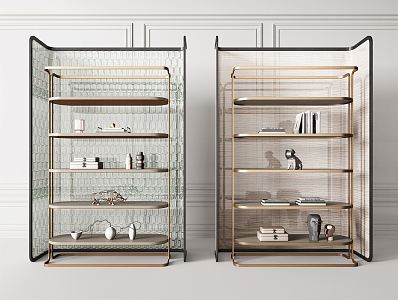 Modern Minotti Storage Rack 3d model